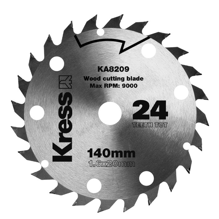 KRESS Ostrze piły tarczowej 140mm KA8209